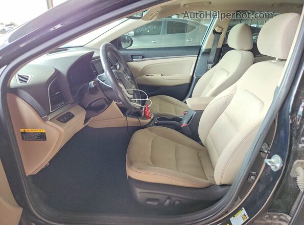 5NPD84LFXHH159205 2017 HYUNDAI ELANTRA Black Սալոնի դիմացի տեսք