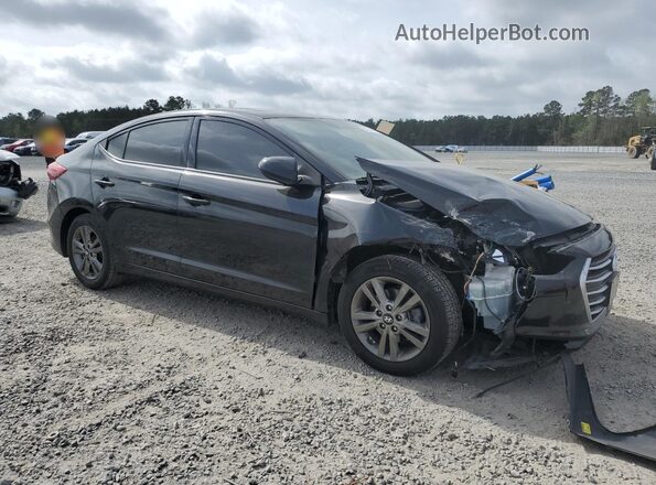 5NPD84LFXHH163044 2017 HYUNDAI ELANTRA Черный Передняя правая четверть