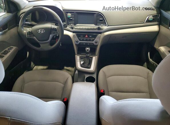 5NPD84LFXHH190101 2017 HYUNDAI ELANTRA Black Vista del salpicadero