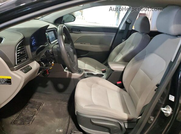 5NPD84LFXHH190101 2017 HYUNDAI ELANTRA Black Vista interior delantera