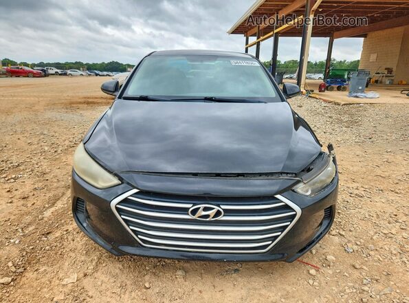 5NPD84LFXHH191247 2017 HYUNDAI ELANTRA Black Front view