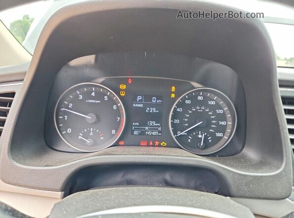 5NPD84LFXHH191247 2017 HYUNDAI ELANTRA Black Instrument cluster view