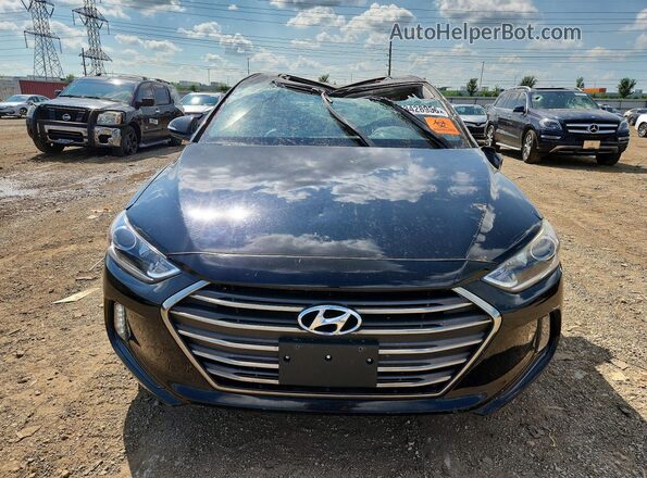 5NPD84LFXHH202604 2017 HYUNDAI ELANTRA Black წინა ხედი