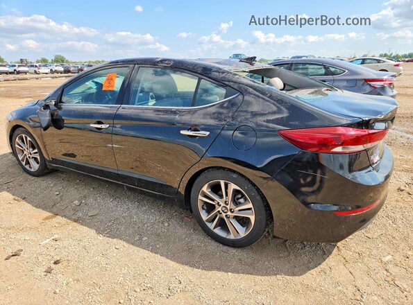 5NPD84LFXHH202604 2017 HYUNDAI ELANTRA Black უკანა მარცხენა