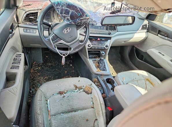 5NPD84LFXHH202604 2017 HYUNDAI ELANTRA Black წინა პანელის ხედი
