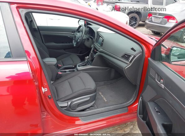 5NPD84LFXHH203784 2017 HYUNDAI ELANTRA Red Vista interior delantera