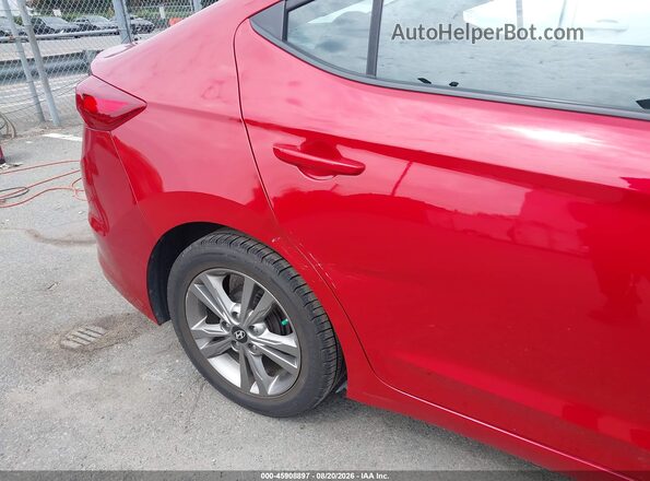 5NPD84LFXHH203784 2017 HYUNDAI ELANTRA Red Vista frontal