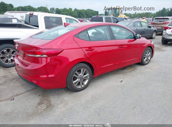 5NPD84LFXHH203784 2017 HYUNDAI ELANTRA Red Trasero derecho