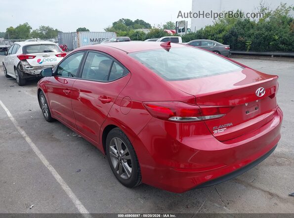 5NPD84LFXHH203784 2017 HYUNDAI ELANTRA Red Vista interior de 360 grados