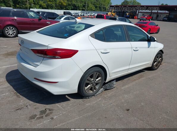 5NPD84LFXJH213382 2018 HYUNDAI ELANTRA White Rear right