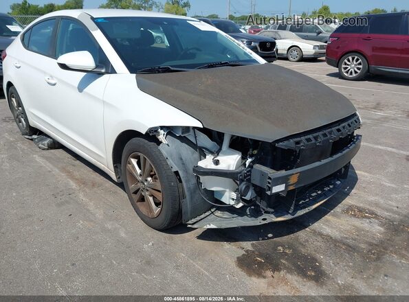 5NPD84LFXJH213382 2018 HYUNDAI ELANTRA White 