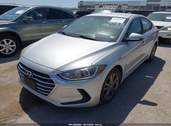 5NPD84LFXJH221269 2018 HYUNDAI ELANTRA Silver Front left