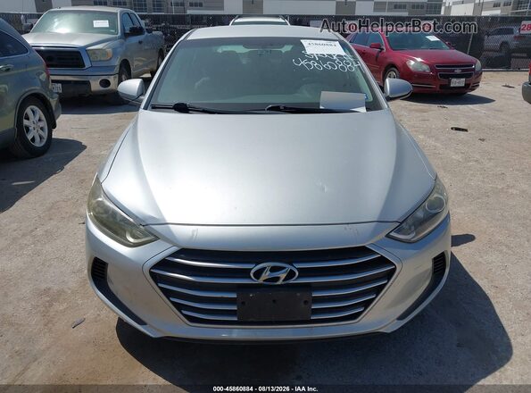 5NPD84LFXJH221269 2018 HYUNDAI ELANTRA Silver Instrument cluster view