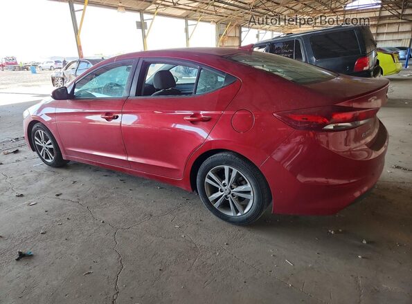 5NPD84LFXJH230781 2018 HYUNDAI ELANTRA Red უკანა მარცხენა
