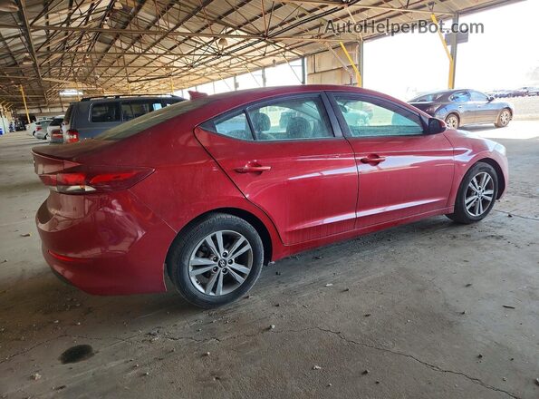 5NPD84LFXJH230781 2018 HYUNDAI ELANTRA Red უკანა მარჯვენა
