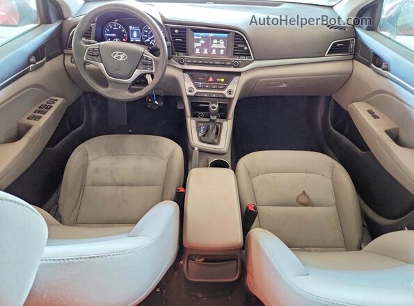 5NPD84LFXJH230781 2018 HYUNDAI ELANTRA Red წინა პანელის ხედი