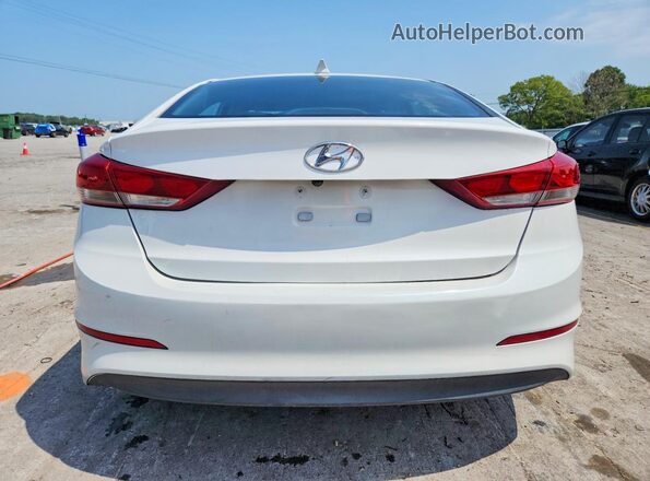 5NPD84LFXJH231042 2018 HYUNDAI ELANTRA White Հետևի տեսք