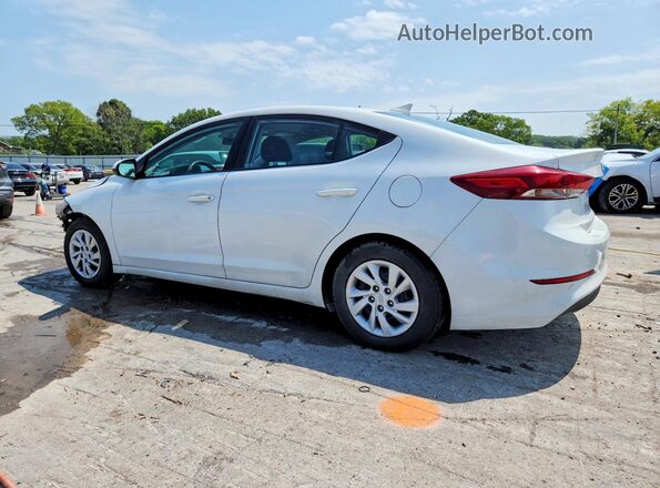 5NPD84LFXJH231042 2018 HYUNDAI ELANTRA White Հետևի ձախ