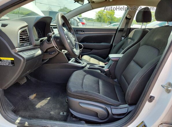 5NPD84LFXJH231042 2018 HYUNDAI ELANTRA White Սալոնի դիմացի տեսք