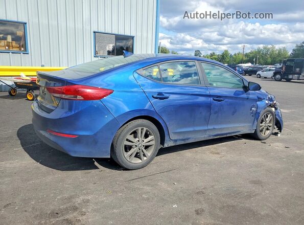 5NPD84LFXJH233096 2018 HYUNDAI ELANTRA Blue Հետևի աջ