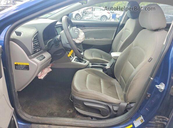 5NPD84LFXJH233096 2018 HYUNDAI ELANTRA Blue Սալոնի դիմացի տեսք