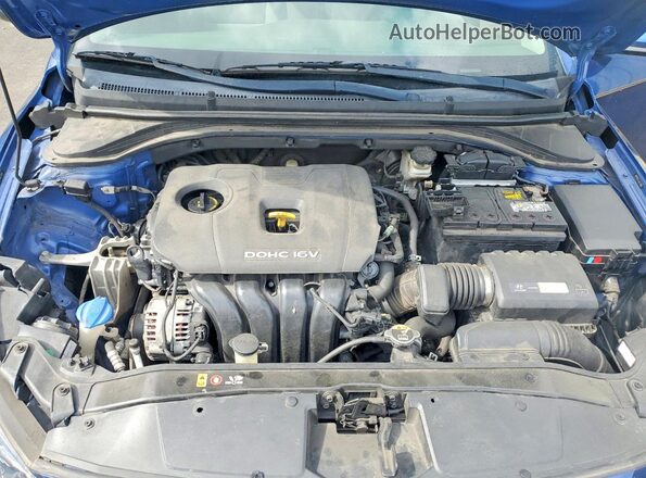 5NPD84LFXJH233096 2018 HYUNDAI ELANTRA Blue Սալոնի հետևի տեսք