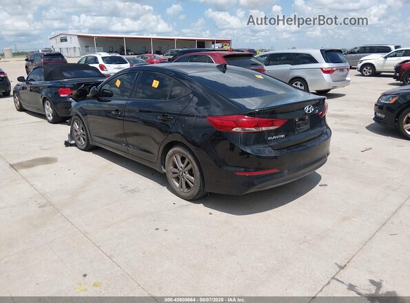 5NPD84LFXJH233888 2018 HYUNDAI ELANTRA Black Задня ліва чверть