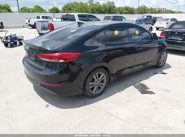 5NPD84LFXJH233888 2018 HYUNDAI ELANTRA Black Задня права чверть