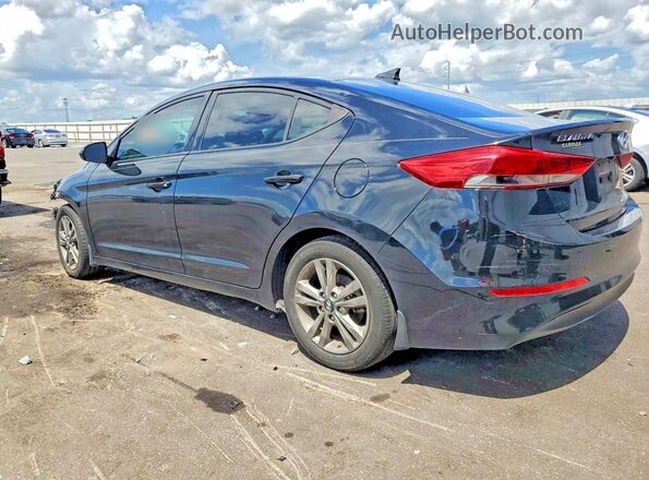 5NPD84LFXJH250061 2018 HYUNDAI ELANTRA Black Trasero izquierdo