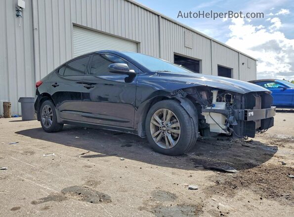 5NPD84LFXJH250061 2018 HYUNDAI ELANTRA Black Delantero derecho