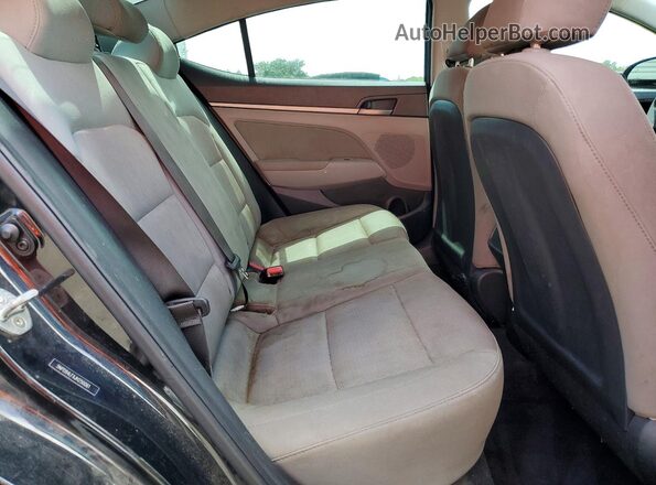 5NPD84LFXJH250061 2018 HYUNDAI ELANTRA Black Vista de los asientos traseros