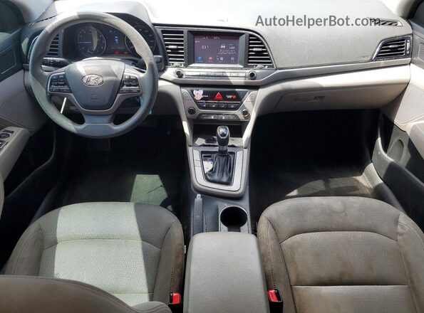 5NPD84LFXJH250061 2018 HYUNDAI ELANTRA Black Vista del salpicadero