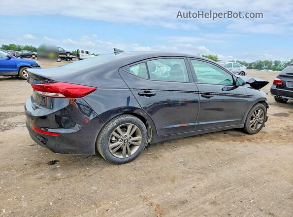 5NPD84LFXJH261979 2018 HYUNDAI ELANTRA Black Tył prawy