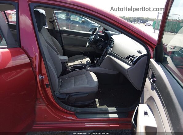 5NPD84LFXJH269225 2018 HYUNDAI ELANTRA Red Սալոնի դիմացի տեսք