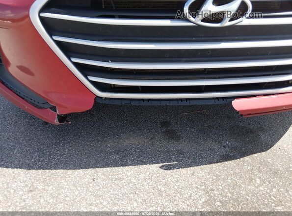 5NPD84LFXJH269225 2018 HYUNDAI ELANTRA Red Դիմացի տեսք