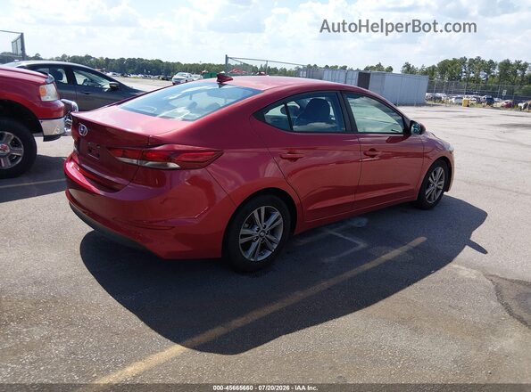 5NPD84LFXJH269225 2018 HYUNDAI ELANTRA Red Հետևի աջ