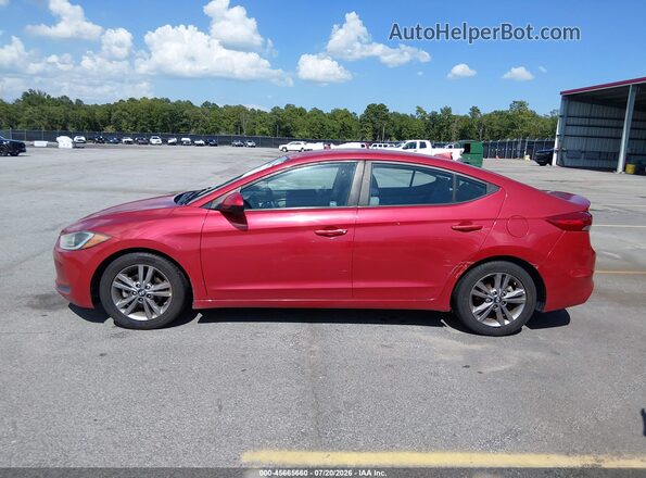 5NPD84LFXJH269225 2018 HYUNDAI ELANTRA Red Սալոնի 360 աստիճան տեսք