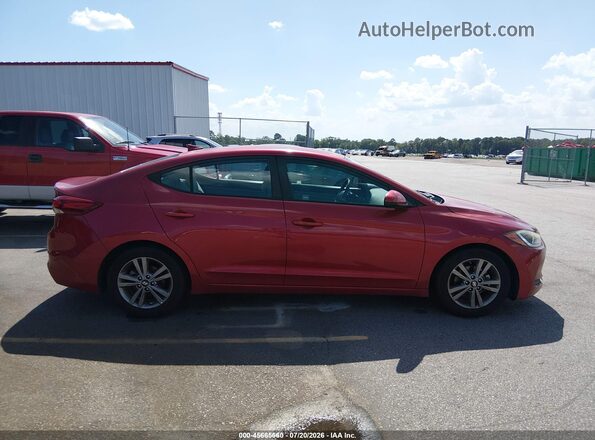 5NPD84LFXJH269225 2018 HYUNDAI ELANTRA Red Սալոնի հետևի տեսք