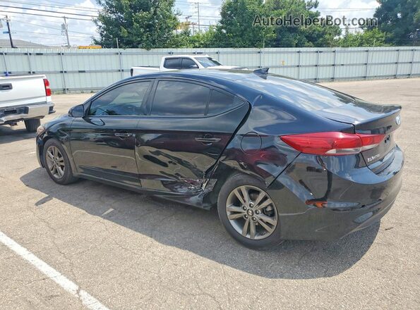 5NPD84LFXJH275753 2018 HYUNDAI ELANTRA Black Задня ліва чверть