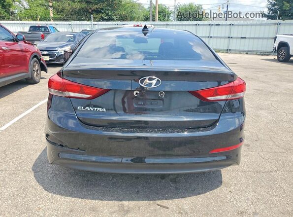 5NPD84LFXJH275753 2018 HYUNDAI ELANTRA Black Вид ззаду