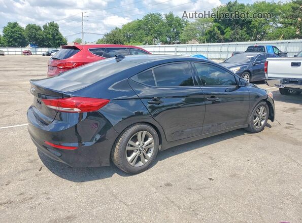 5NPD84LFXJH275753 2018 HYUNDAI ELANTRA Black Задня права чверть