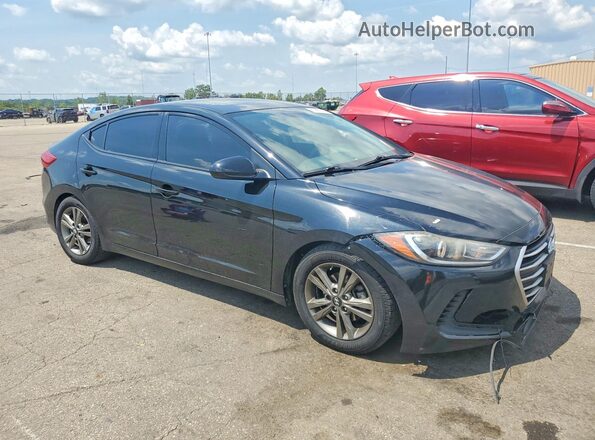 5NPD84LFXJH275753 2018 HYUNDAI ELANTRA Black Передня права чверть