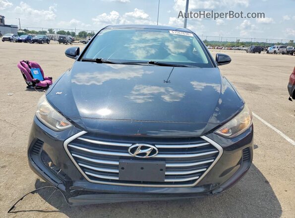 5NPD84LFXJH275753 2018 HYUNDAI ELANTRA Black Вид спереду