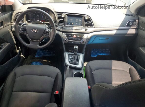 5NPD84LFXJH275753 2018 HYUNDAI ELANTRA Black Вид панелі приладів