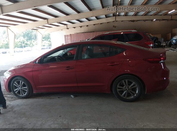 5NPD84LFXJH280399 2018 HYUNDAI ELANTRA Красный Панорамный вид салона 360°