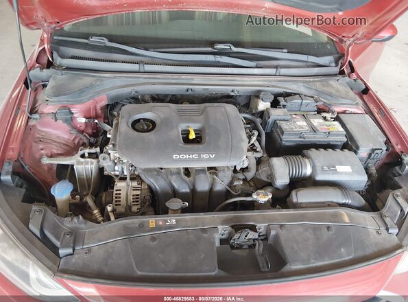 5NPD84LFXJH280399 2018 HYUNDAI ELANTRA Красный Вид сзади