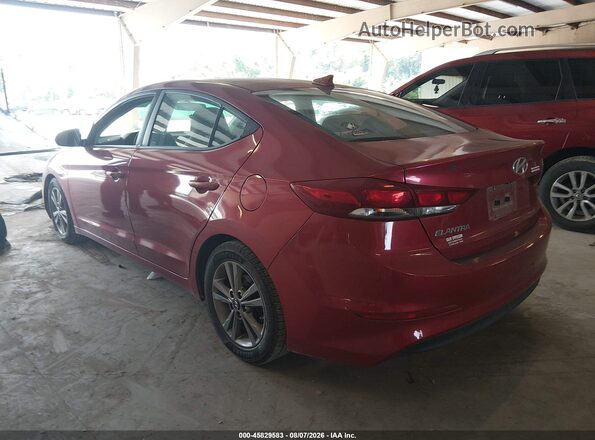 5NPD84LFXJH280399 2018 HYUNDAI ELANTRA Красный Задняя левая четверть