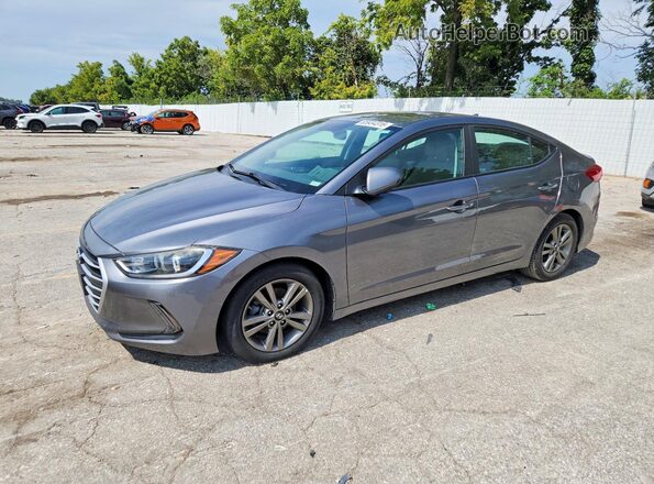 5NPD84LFXJH280483 2018 HYUNDAI ELANTRA Blue Tył lewy
