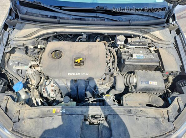 5NPD84LFXJH280483 2018 HYUNDAI ELANTRA Blue Widok komory silnika