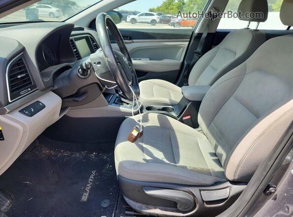 5NPD84LFXJH280483 2018 HYUNDAI ELANTRA Blue Widok deski rozdzielczej